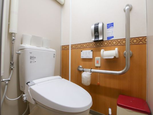 整備されたトイレ設備