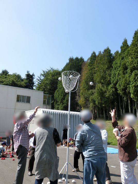 活気ある屋外のイベント