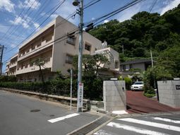 緑豊かな地域の建物外観