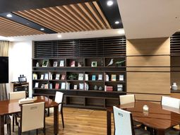 和やかな共有スペース