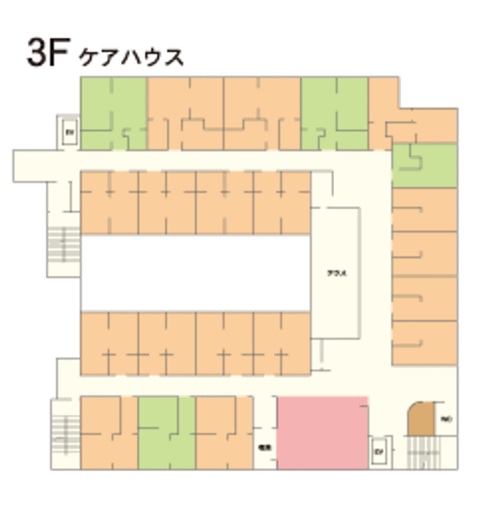 3階フロアの間取り図