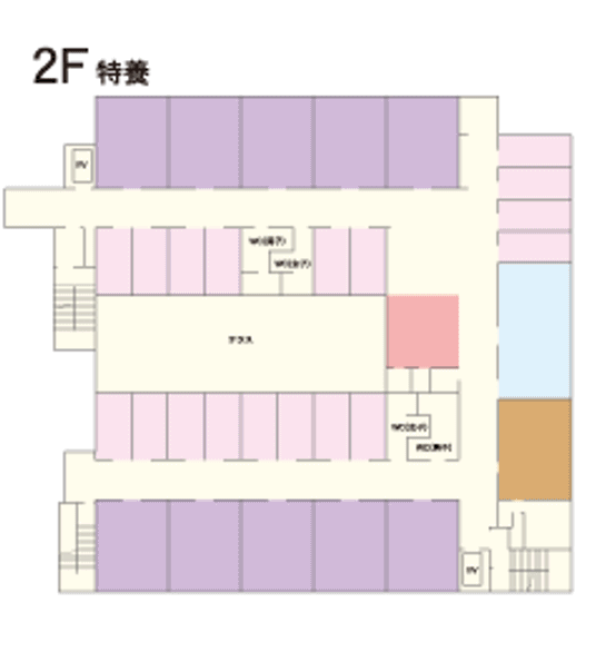 2階特養の間取り図