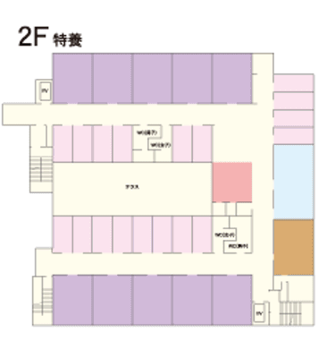 2階特養の間取り図
