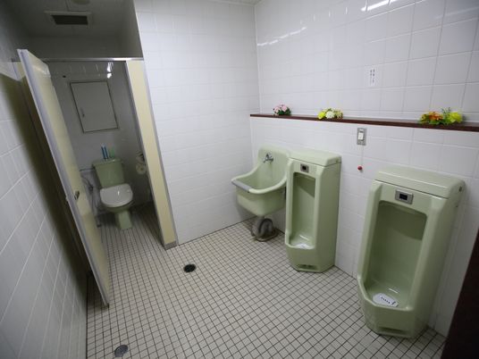 清潔なトイレ設備
