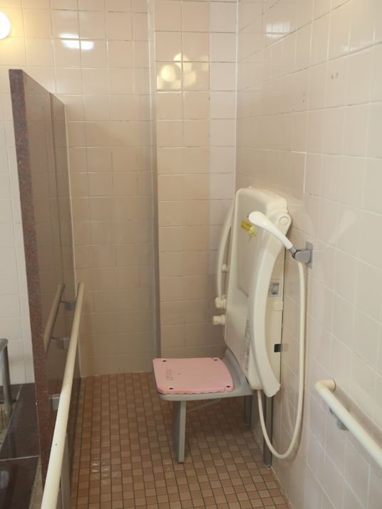 清潔な介護用浴室