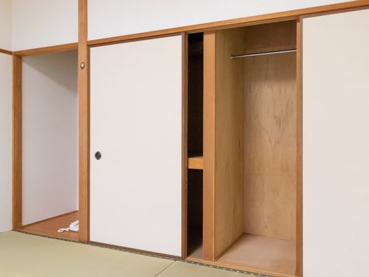 和室のクローゼット空間
