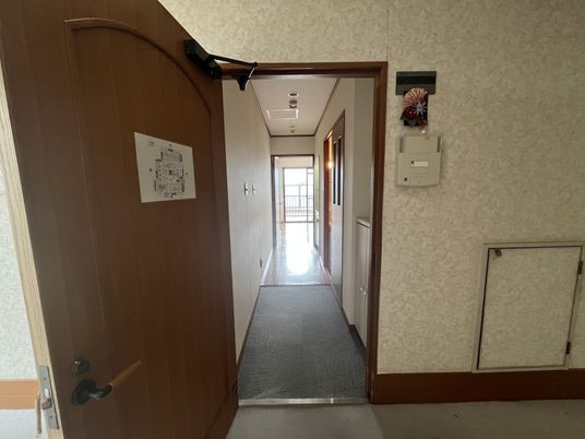 明るい廊下