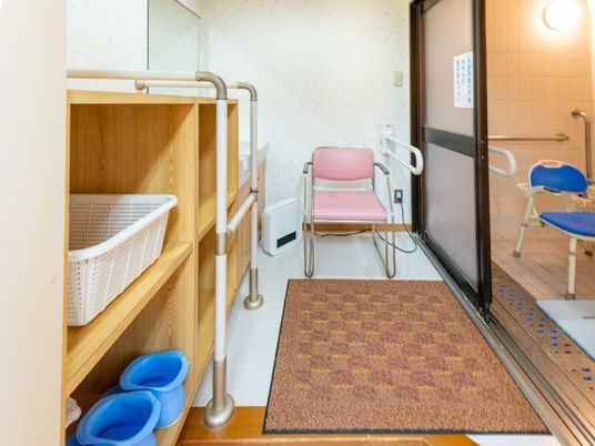 浴室の入り口設備