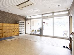 明るいエントランス