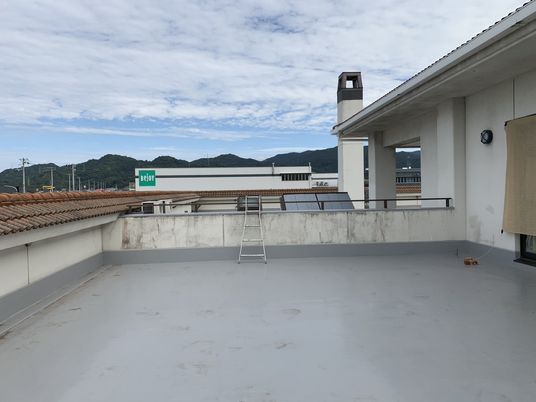 開放感のある屋上