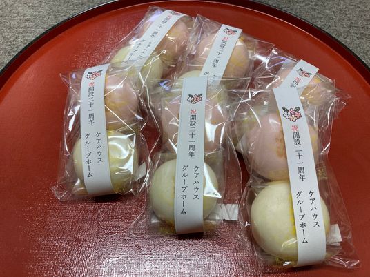 手作り和菓子の盛り合わせ