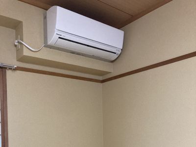 エアコンの設置された部屋