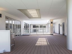 開放感あるテラス