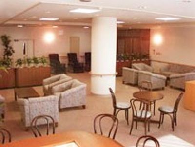 ゆったりとした共有ラウンジ