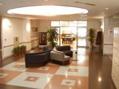 ゆったりしたロビーの様子