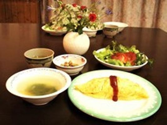 和風の食事セット