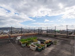 開放的な風景の屋上