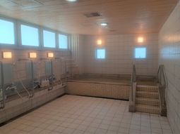 清潔な浴室の内観