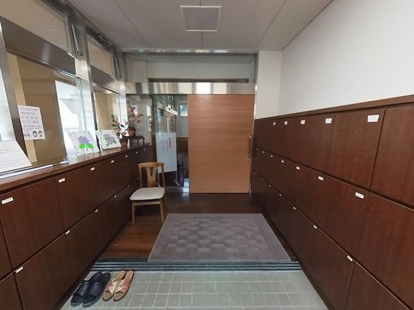 居心地の良いエントランス