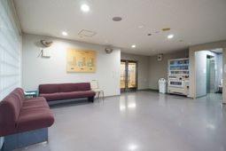 待合室の明るい空間