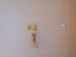 設備が整った壁面