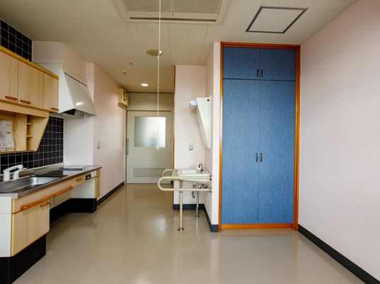 清潔なキッチン付き居室