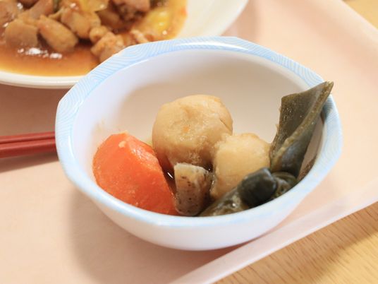 食事メニューの一例