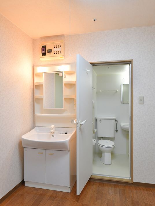洗面とトイレの居室設備
