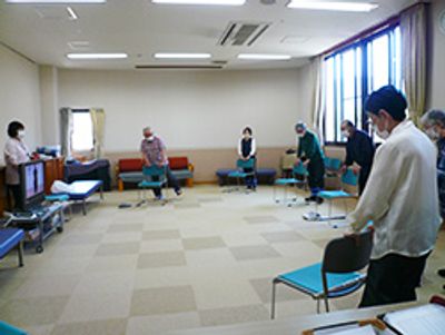 機能訓練指導の風景