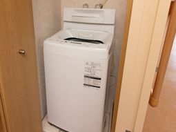 清潔な洗濯機設置空間