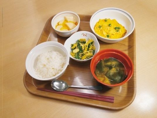 食事トレーの料理