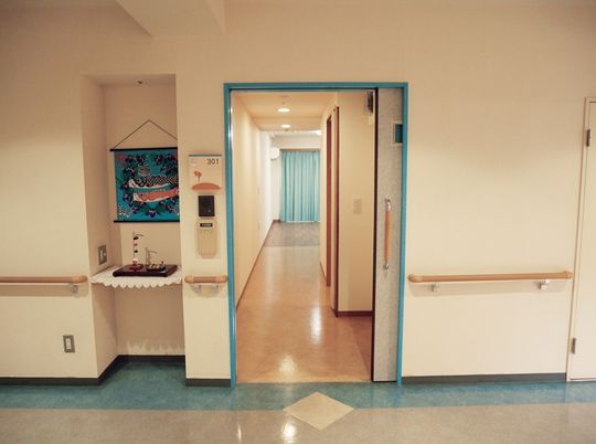 明るい廊下