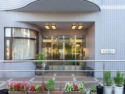 明るいエントランス