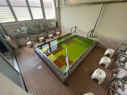 ゆったりとした浴室