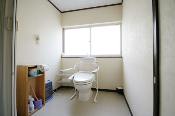 整備されたトイレの一角