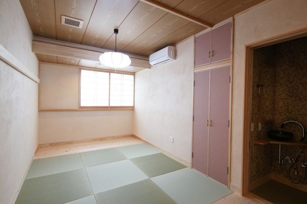 清潔な和室の居室