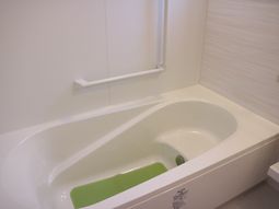 清潔な手すり付き浴槽