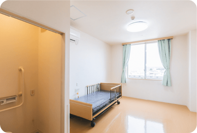 日差しが入る居室