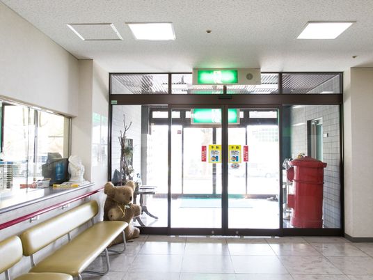 入口付近の広々とした空間