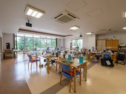 明るい共有スペース