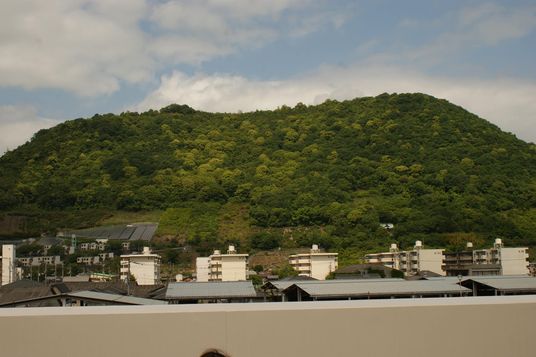 山が見える展望台