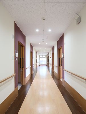 清潔感のある廊下