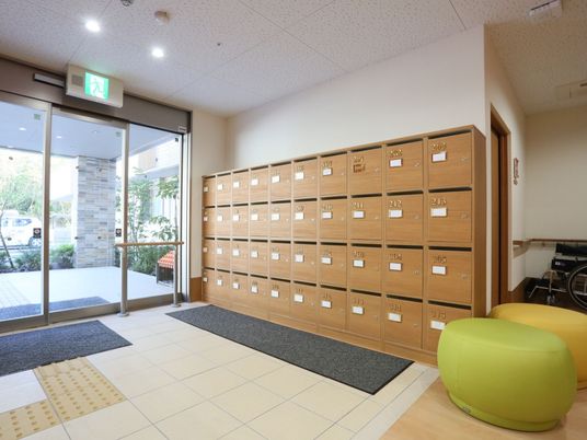 エントランスにある郵便箱