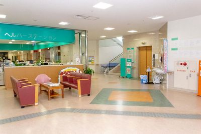 明るいエントランス