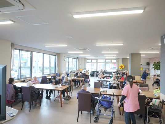 広々とした共有スペース