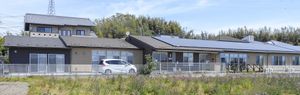 広がる建物外観