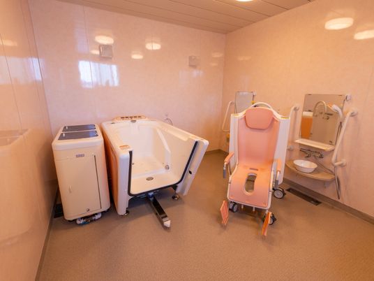 機能的な浴室設備