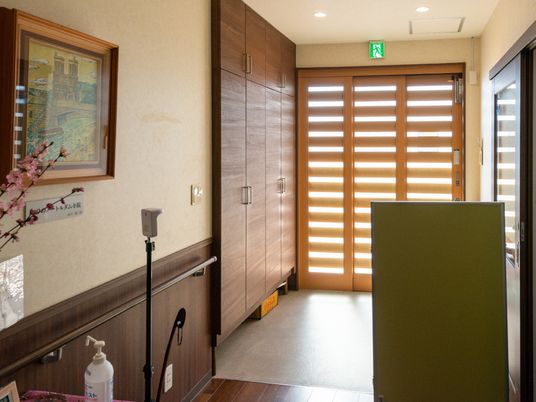 エントランスの穏やかな光景