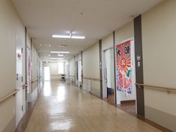 光が差し込む廊下