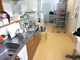 料理の準備ができるキッチン